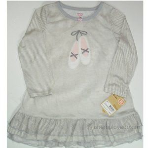 Dancing Shoes Girls Nightgown Pajamas Sleepwear